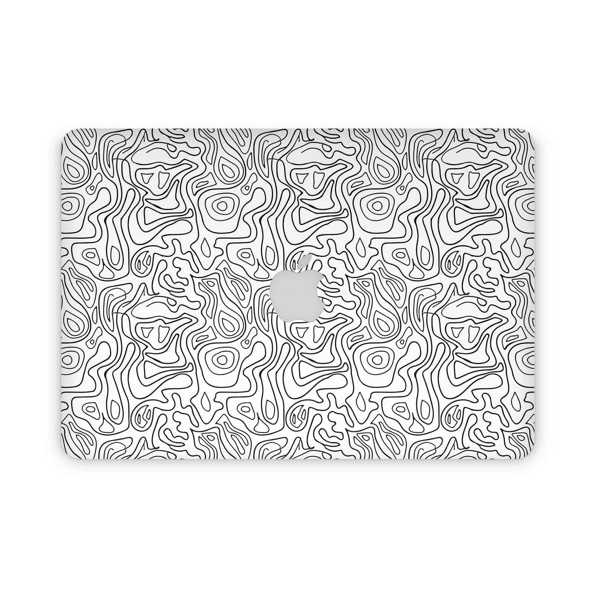 MacBook Air 13” (2010-2017) White Contour Skin WrapitSkin
