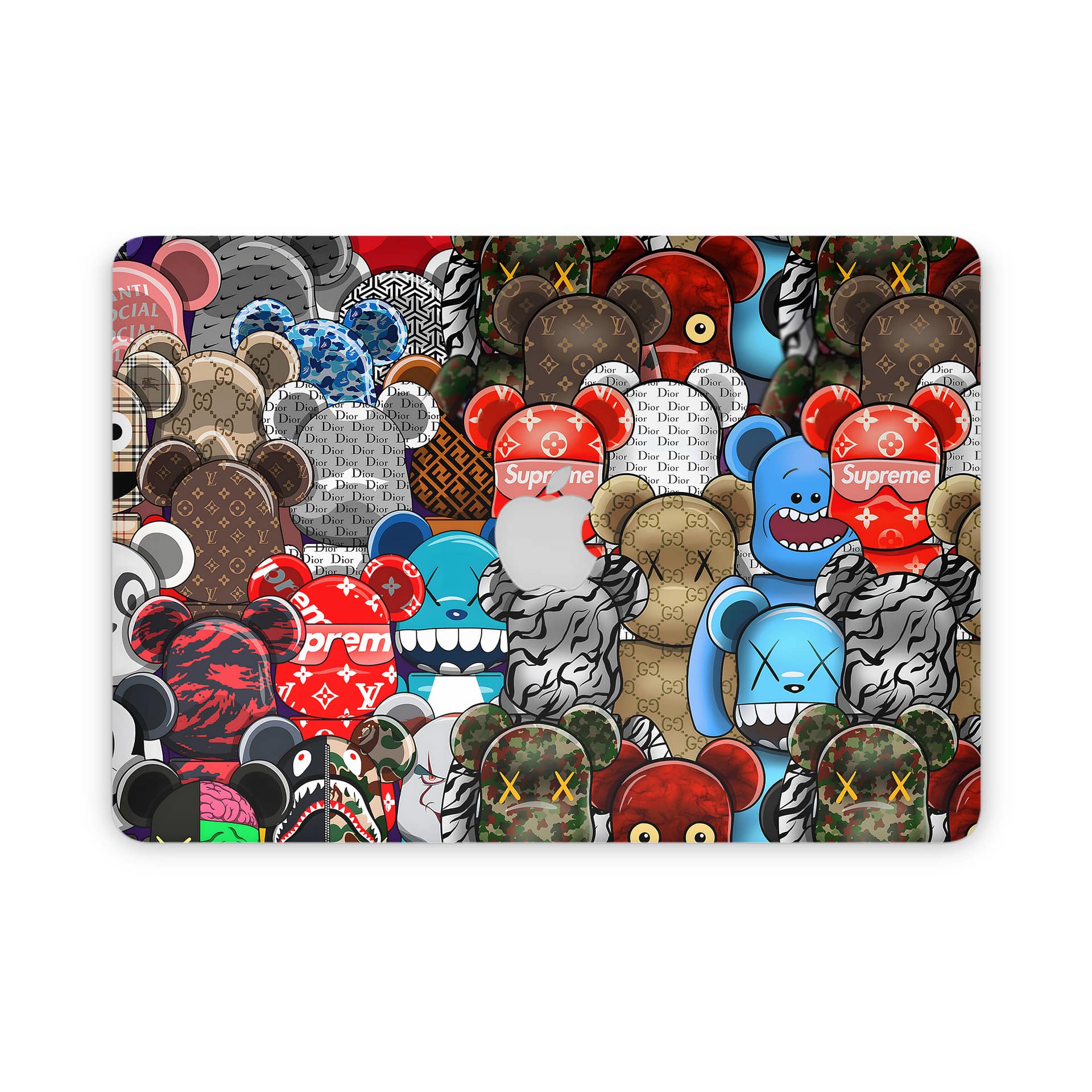 Macbook air 13” (2010-2017) fuzzy frenzy skin wrapitskin