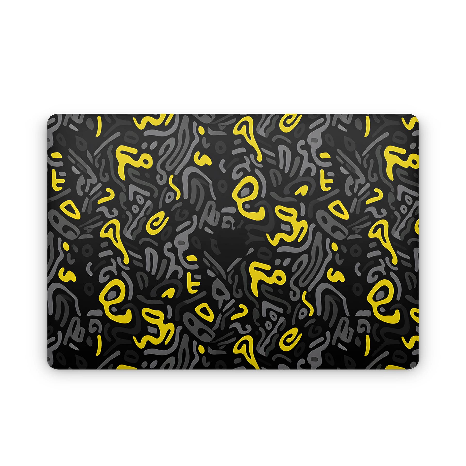 MacBook Air 13'' (M1,2020) Yellow Grooves Skin WrapitSkin