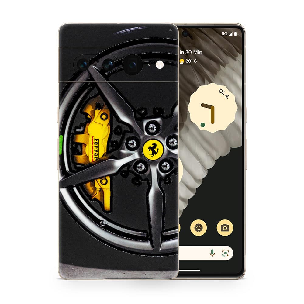 Pixel 7 Pro Ferrari Rim 3D Skin - WrapitSkin The Ultimate Protection!