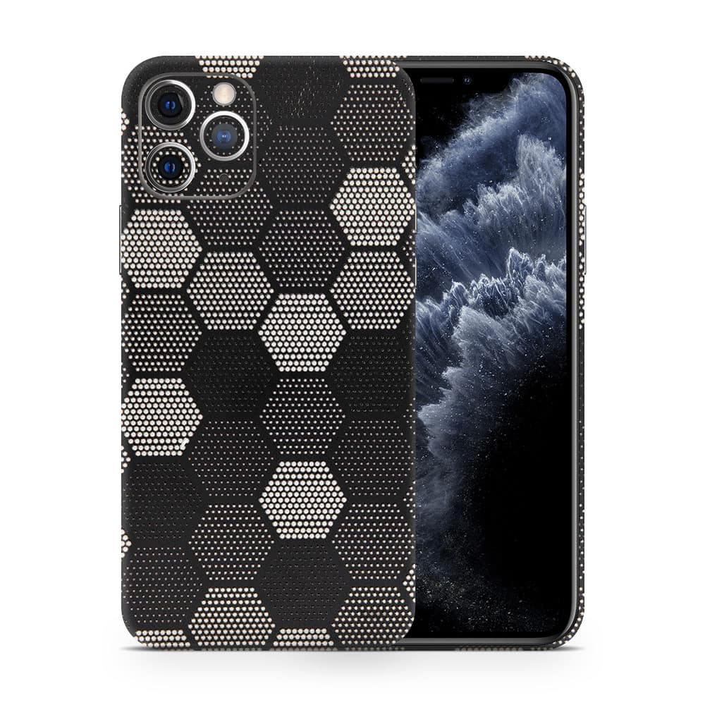 TF Skins IPhone 11 Pro Max Schutzfolie - 2x Matte Black Rückseiten Folie